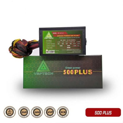 NGUỒN MÁY TÍNH VSP GREEN POWER 500W PLUS - Ảnh 3
