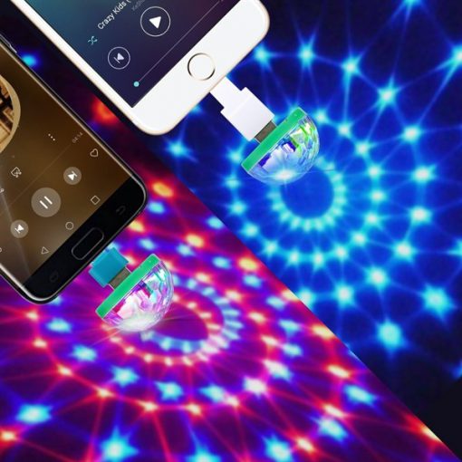 ĐÈN LED VŨ TRƯỜNG MINI USB CẢM ỨNG THEO NHẠC - Ảnh 2