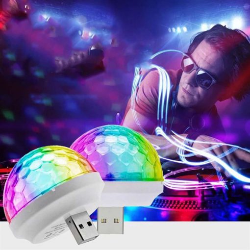 ĐÈN LED VŨ TRƯỜNG MINI USB CẢM ỨNG THEO NHẠC - Ảnh 3
