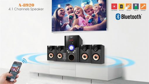 LOA SOUNDMAX A8920/4.1 CHÍNH HÃNG - HỖ TRỢ BLUETOOTH , KARAOKE - Ảnh 2