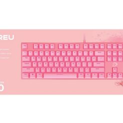 Bàn Phím Cơ Dare-U EK810 Glorious Queen Led Gaming Red Switch (Hồng)
