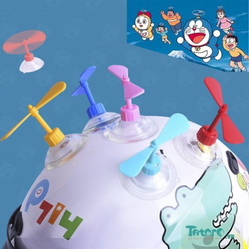 CHONG CHÓNG DORAEMON GẮN MŨ BẢO HIỂM - Ảnh 4