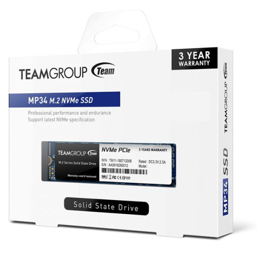 SSD M2-PCIe 512GB Teamgroup MP34 NVMe 2280 - Ảnh 2