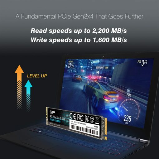 Ổ CỨNG SSD 1TB SILICON A60 M.2 NVME PCIe GEN 3x4 MỚI - Ảnh 2