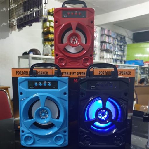 LOA BLUETOOTH CÓ LED + GIÁ ĐỠ ĐIỆN THOẠI M-418 - Ảnh 5