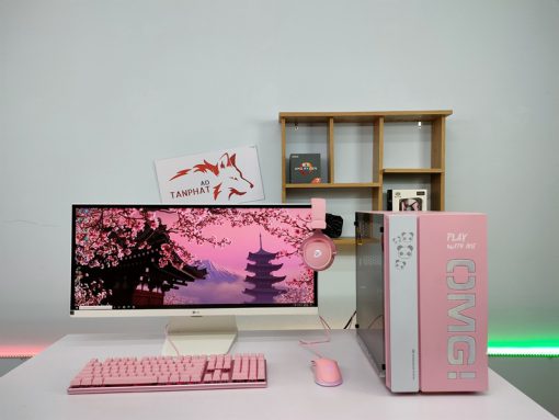 Bàn Phím Cơ Dare-U EK810 Glorious Queen Led Gaming Red Switch (Hồng) - Ảnh 3