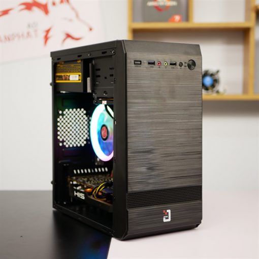 BỘ MÁY PC GAMING – ĐỒ HỌA H81, I5 4570, SSD 256G, RAM 8G, VGA HIS RX470 4G, CASE JETEK