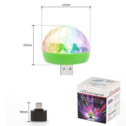 ĐÈN LED VŨ TRƯỜNG MINI USB CẢM ỨNG THEO NHẠC