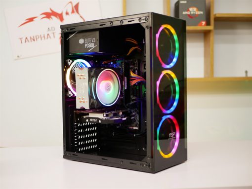BỘ MÁY PC GAMING – ĐỒ HỌA H310, I5-9400F, RAM 16G, SSD 240G, VGA RA460 2G D5, TẢN T400I, CASE VSP 609, FAN LED RGB - Ảnh 2