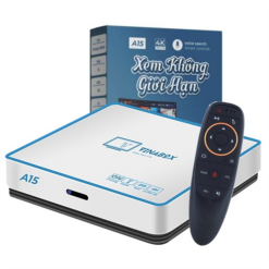 Android TV Box Vinabox A15 B 2021 ĐK Giọng nói Xem 200 kênh Ram 2G/ Rom 16G - Hàng Chính Hãng