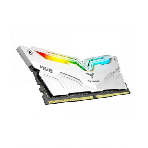 RAM PC TEAM T-FORCE NIGHT HAWK RGB 16GB (2X8GB) DDR4-3000MHZ (WHITE) CHÍNH HÃNG MỚI - Ảnh 2