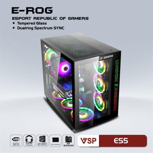 Case eSports gaming ES5 - Ảnh 3