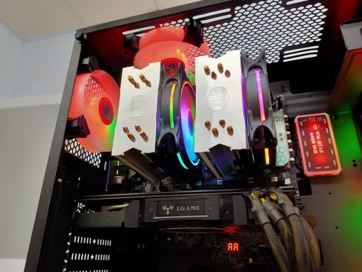 Bộ máy PC Workstation X79, 2 x Chip Xeon E5-2660 (16 nhân 32 luồng) , Ram 32G, SSD 256G, VGA Igame 1060 3G, CASE DEEPCOOL E-SHIELD - Ảnh 2