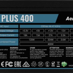 Nguồn CST AEROCOOL VX PLUS 400W Mới Chính Hãng