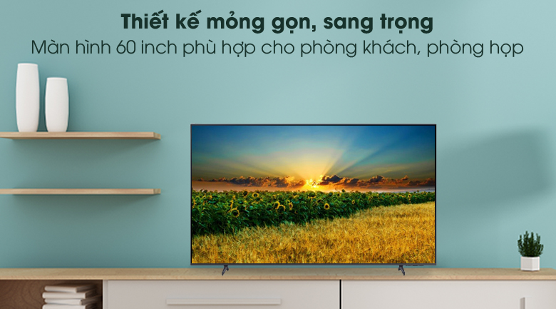 Smart Tivi Samsung 4K Crystal UHD 60 inch UA60AU8100