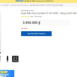 Quạt điều hòa Comfee CF-AC10AR - Hàng chính hãng