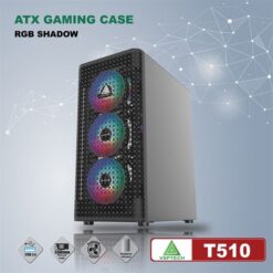 Case VSPTECH ATX Gaming T510 Đen