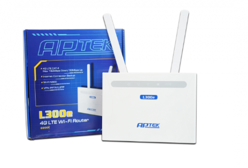 APTEK L300e - Router 4G/LTE WiFi chuẩn N 300Mbps