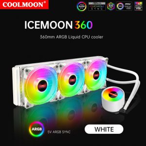 Tản Nhiệt Nước All in One Coolmoon AOSOR AS360 Màu Trắng Led Argb - Đồng Bộ Hub Coolmoon / Mainboard 15 d27161f3 7416 tan nuoc 360