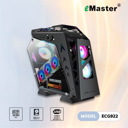 CASE GAMING EMASTER ECG922 - Ảnh 4
