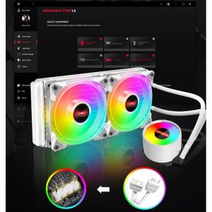 Tản nhiệt nước all in one coolmoon icemoon 240 Trắng 1 kiotviet 3d08a60de243a17dafd0c997118c23f4