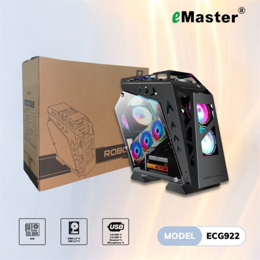 CASE GAMING EMASTER ECG922 - Ảnh 3