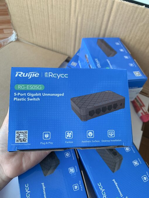 Switch 5 port 1Gb Ruijie Reyee RG-ES05G Chính hãng - Ảnh 4
