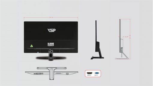 Màn hình LCD 32" VSP (IP3205S) FHD IPS 75Hz 8Ms Chính Hãng - Ảnh 4