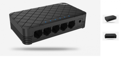 Switch 5 port 1Gb Ruijie es05G