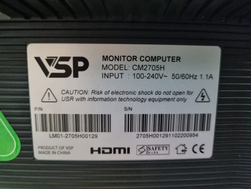 Màn Hình Cong VSP CM2705H 27"/ FHD/ 75Hz/ HDMI/ VGA/ loa củ