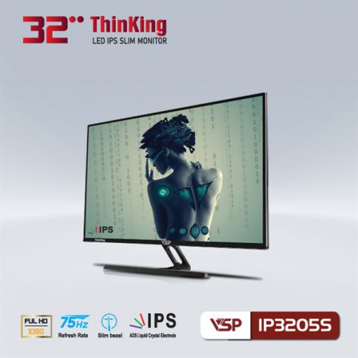 Màn hình LCD 32" VSP (IP3205S) FHD IPS 75Hz 8Ms Chính Hãng
