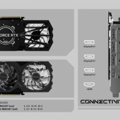 Card Đồ Họa VGA GALAX GeForce RTX 4060 Ti 8GB EX 1-Click OC 8GB GDDR6 Black
