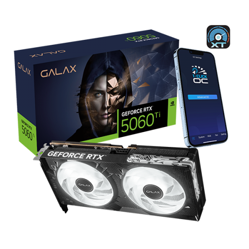 Card Đồ Họa VGA GALAX GeForce RTX™ 5060 Ti 1-Click OC 8GB GDDR7 Black
