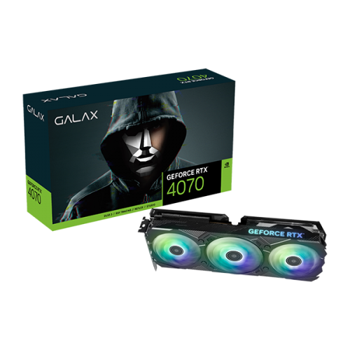 Card Màn Hình Galax RTX 4070 EX Gamer 1-ClickOC 12GB Black GDDR6X