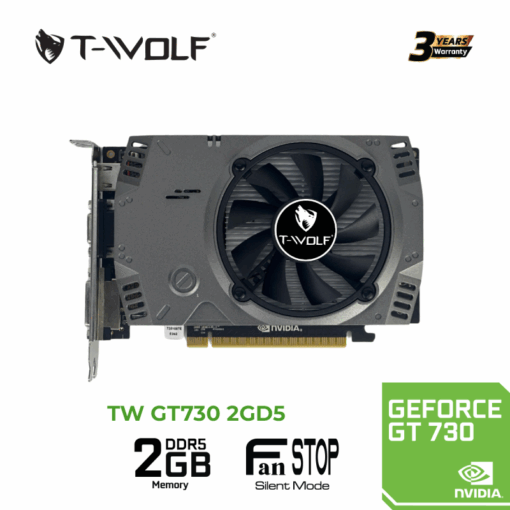 Card màn hình T-WOLF GT 730 2GB DDR5 - Ảnh 3