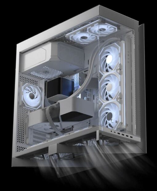 TRYX LUCA L70 Black Gaming Case – E-ATX