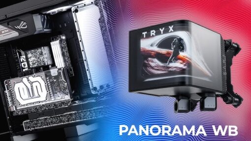 Màn hình tản nước TRYX PANORAMA WB Black