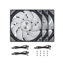 quat tan nhiet tryx rota sl argb 120mm fan triple pack black 2