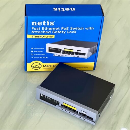 Switch PoE Netis 4 port