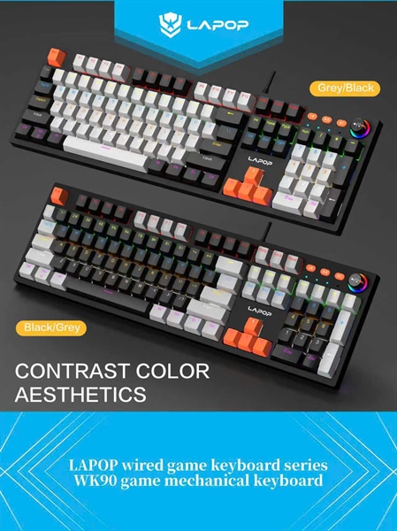 Bàn phím cơ Lapop WK95 - dòng cao cấp 11 Bàn phím cơ Lapop WK95