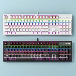 Bàn phím cơ Gaming LAPOP WK85 White