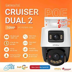 Camera IMOU PoE Cruiser Dual 2 IPC-PS70FP-10M 10MP