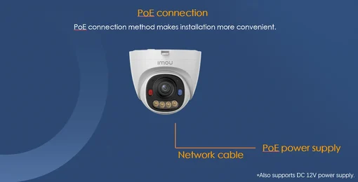 Camera IMOU PoE Dome 3MP IPC-PS8DP-3V0 -Tích hợp Mic ghi âm, full màu ban đêm, đèn cảnh báo xanh đỏ - Ảnh 4