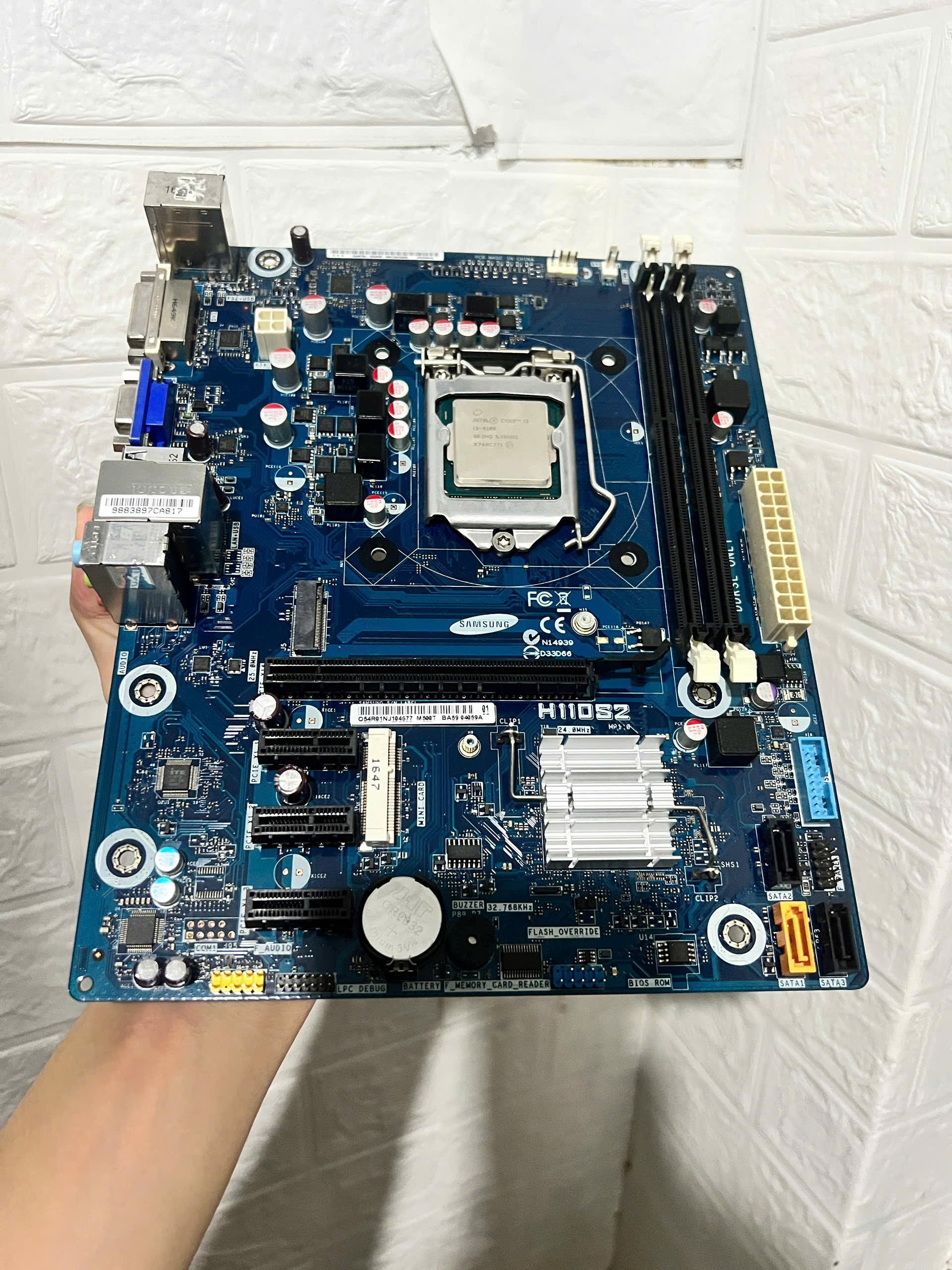 Combo Samsung H110 + Intel i3-6100 + SSD 128GB M.2 NVMe – Giải pháp PC tiết kiệm, hiệu năng cao