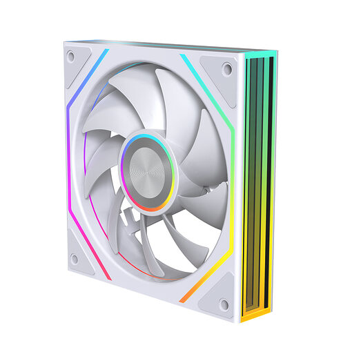 Fan Case Leopard Prism 4RS Ultra ARGB Trắng – Gió Xuôi / Gió Ngược – Hiệu Năng Tản Nhiệt Cực Đỉnh - Ảnh 2