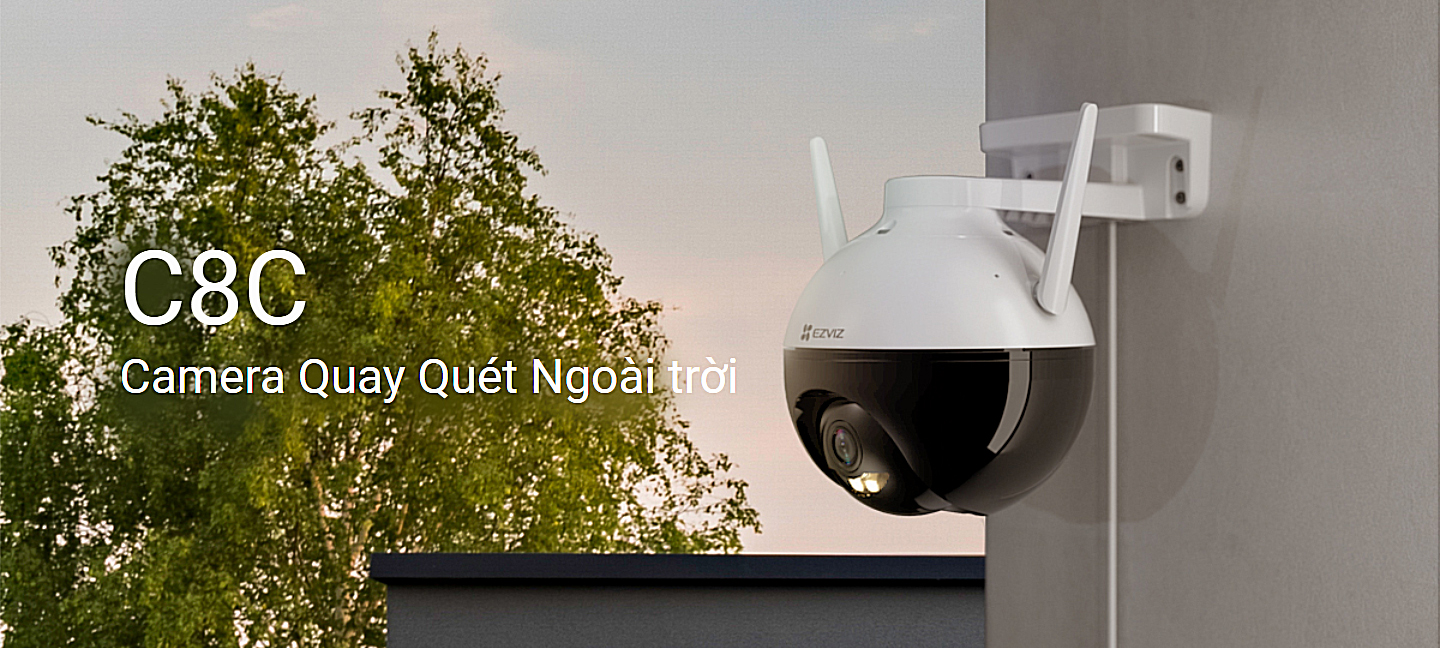 camera ngoài trời xoay 360