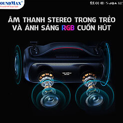 loa di dong bluetooth soundmax sb 208 2