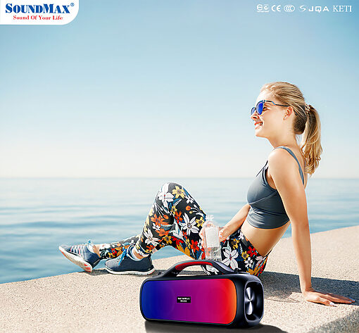 Loa di động bluetooth SoundMax SB-208 - Ảnh 6