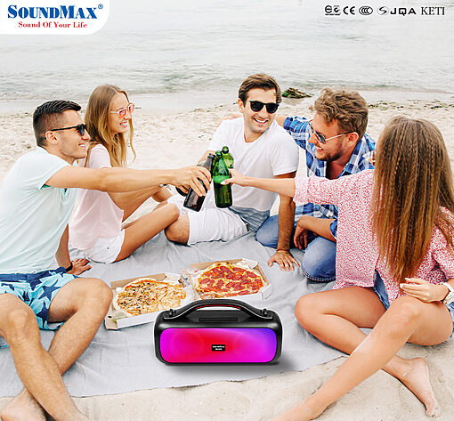 Loa di động bluetooth SoundMax SB-208 - Ảnh 7