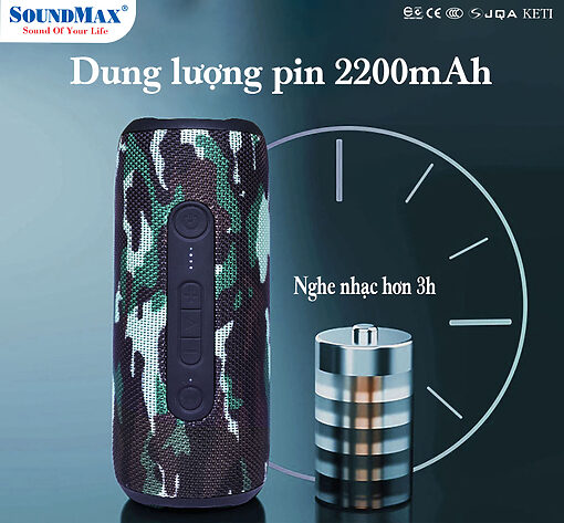 Loa di động SoundMax R-800